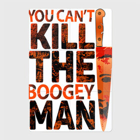 Магнитный плакат 2Х3 с принтом Kill the boogey man в Санкт-Петербурге, Полимерный материал с магнитным слоем | 6 деталей размером 9*9 см | Тематика изображения на принте: boogey man | boogeyman | halloween | hallowen | halowen | helloween | kill | буги мен | бугимен | халовен | халовин | хеллуин