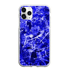 Чехол для iPhone 11 Pro матовый с принтом Dark Blue Gan в Санкт-Петербурге, Силикон |  | abstraction | blue | frost | frozen | ice | shine | surface | texture | абстракция | блеск | замерзший | лед | мороз | поверхность | синий | текстура