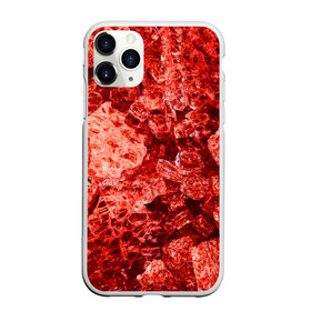 Чехол для iPhone 11 Pro матовый с принтом RED-$tyle в Санкт-Петербурге, Силикон |  | abstraction | crystals | red | shapes | shards | shine | texture | абстракция | блеск | красный | кристалы | осколки | текстура | формы