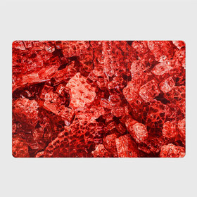 Магнитный плакат 3Х2 с принтом RED-$tyle в Санкт-Петербурге, Полимерный материал с магнитным слоем | 6 деталей размером 9*9 см | abstraction | crystals | red | shapes | shards | shine | texture | абстракция | блеск | красный | кристалы | осколки | текстура | формы