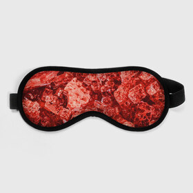 Маска для сна 3D с принтом RED-$tyle в Санкт-Петербурге, внешний слой — 100% полиэфир, внутренний слой — 100% хлопок, между ними — поролон |  | abstraction | crystals | red | shapes | shards | shine | texture | абстракция | блеск | красный | кристалы | осколки | текстура | формы