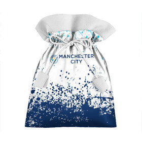 Подарочный 3D мешок с принтом Manchester City. в Санкт-Петербурге, 100% полиэстер | Размер: 29*39 см | fc | football | football club | manchester city | sport | манчестер сити | спорт | спортивные | униформа | фирменные цвета | фк | футбол | футбольный клуб