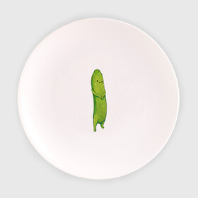 Тарелка с принтом Огурец в Санкт-Петербурге, фарфор | диаметр - 210 мм
диаметр для нанесения принта - 120 мм | арт | мило | милота | овощ | овощи | огурец | рисунок | свежие овощи | свежий овощ | свежий продукт