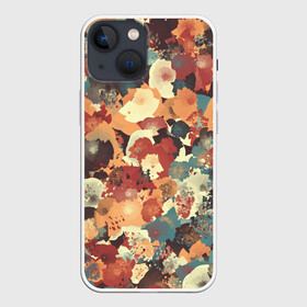Чехол для iPhone 13 mini с принтом Осенние цвета в Санкт-Петербурге,  |  | abstract | autumn | hipster | paint | абстракция | краска | осень | пятна | хипстер
