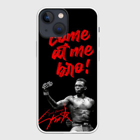 Чехол для iPhone 13 mini с принтом Israel Adesanya в Санкт-Петербурге,  |  | habib | israel adesanya | mma | ufc | адесанья | адэсанья | боец | борец | израель | израэль | исраэль адесанья | конор макгрегор | мма | нурмагомедов | хабиб | юфс