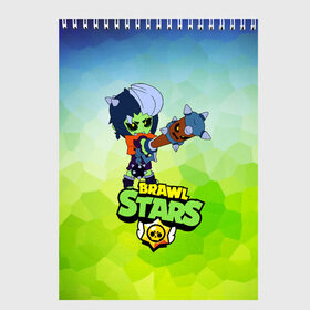 Скетчбук с принтом Brawl Stars Zombibi в Санкт-Петербурге, 100% бумага
 | 48 листов, плотность листов — 100 г/м2, плотность картонной обложки — 250 г/м2. Листы скреплены сверху удобной пружинной спиралью | bibi | crow | halloween | leon | logo game | nita | sandy | zombie | биби | бравл старс | бравлер | браво | герои | девочкам | детям | зомби | зомбиби | леон | логотипы игр | мальчикам | монстр | нечисть | сенди | хеллоуин | хэллоуин |