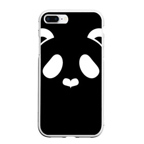 Чехол для iPhone 7Plus/8 Plus матовый с принтом Panda white в Санкт-Петербурге, Силикон | Область печати: задняя сторона чехла, без боковых панелей | panda | животные | медведь | мишка | панда