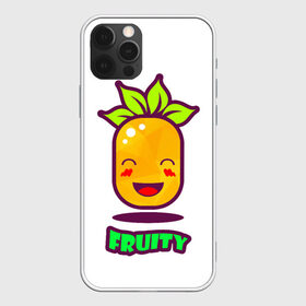 Чехол для iPhone 12 Pro Max с принтом Fruity в Санкт-Петербурге, Силикон |  | fruit | ананас | вкусно | сладость | фрукты