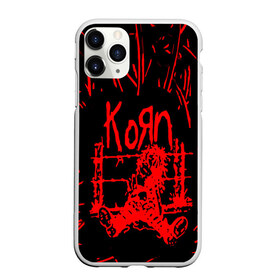 Чехол для iPhone 11 Pro матовый с принтом korn в Санкт-Петербурге, Силикон |  | Тематика изображения на принте: acoustic | blind | coming undone | download | falling away from me | freak on a leash | korn | lyrics | music | narcissistic cannibal | official | official video | twisted transistor | vevo | word up | группа слипнот | коян | рок