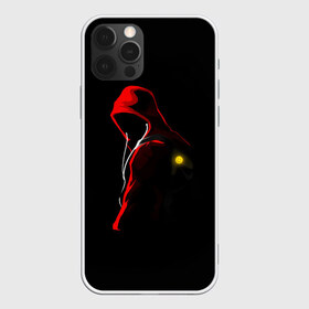 Чехол для iPhone 12 Pro Max с принтом RED MAN в Санкт-Петербурге, Силикон |  | Тематика изображения на принте: контраст | наушники | необычное | неон | прикольное | смайл