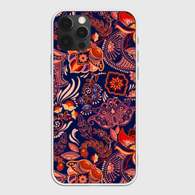 Чехол для iPhone 12 Pro Max с принтом Ornament-S в Санкт-Петербурге, Силикон |  | branches | colorful | flowers | leaves | ornament | pattern | ветки | листья | орнамент | разноцветный | узор | цветы