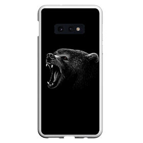Чехол для Samsung S10E с принтом Медведь в Санкт-Петербурге, Силикон | Область печати: задняя сторона чехла, без боковых панелей | голова медведя | животные | звери | медведи | медведь | хищники