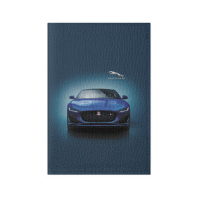 Обложка для паспорта матовая кожа с принтом Jaguar в Санкт-Петербурге, натуральная матовая кожа | размер 19,3 х 13,7 см; прозрачные пластиковые крепления | car | jaguar | power | predator | автомобиль | мощь | хищник | ягуар