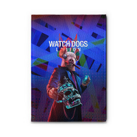 Обложка для автодокументов с принтом Watch Dogs: Legion в Санкт-Петербурге, натуральная кожа |  размер 19,9*13 см; внутри 4 больших “конверта” для документов и один маленький отдел — туда идеально встанут права | Тематика изображения на принте: dedsec | legion | watch dogs | watch dogs 2 | watch dogs 3 | watch dogs lgion | watch dogs: legion | вотч | вотч догс | вотч догс 3 | вотч догс легион | догз | игра вотч догз | неоновый | обложка watch dogs: legion | свинья из  watch dogs