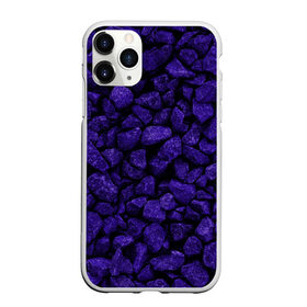Чехол для iPhone 11 Pro матовый с принтом Purple-$tone$ в Санкт-Петербурге, Силикон |  | Тематика изображения на принте: abstraction | forms | gravel | pebbles | purple | stones | texture | абстракция | галька | гравий | камни | текстура | фиолетовый | формы