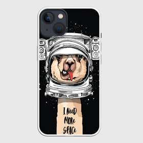 Чехол для iPhone 13 с принтом Космическая Лама в Санкт-Петербурге,  |  | gagarin | гагарин | день космонавтики | жираф | звездная пыль | звезды | земля | космонавт | космос | лама | луна | скафандр | шея | юрий