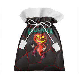 Подарочный 3D мешок с принтом Halloween в Санкт-Петербурге, 100% полиэстер | Размер: 29*39 см | Тематика изображения на принте: blood | diablo | haloween | horror | дьявол | зомби | кости | кровь | мозги | мясо | страшилка | ужасы | хеллоуин | хелоуин
