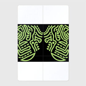 Магнитный плакат 2Х3 с принтом узор тату в Санкт-Петербурге, Полимерный материал с магнитным слоем | 6 деталей размером 9*9 см | аборигены | игры | индеец | музыка | орнамент | растительность | татуировка | узор | фэнтези | черное | этническое