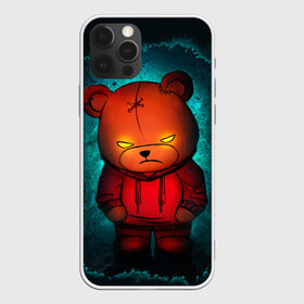 Чехол для iPhone 12 Pro Max с принтом НЕОНОВЫЙ МИШКА в Санкт-Петербурге, Силикон |  | глаза | злой мишка | медведь | мишка | неон