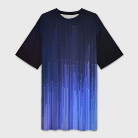 Платье-футболка 3D с принтом Эквалайзер настроения | Mood Equalizer (Z) в Санкт-Петербурге,  |  | dj | equalizer | texture | диджей | мода | модная | музыкальна | полоски | прикольная | текстура | темброблок | эквалайзер | экволайзер