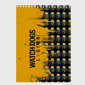 Скетчбук с принтом Watch Dogs Legion Skulls в Санкт-Петербурге, 100% бумага
 | 48 листов, плотность листов — 100 г/м2, плотность картонной обложки — 250 г/м2. Листы скреплены сверху удобной пружинной спиралью | 