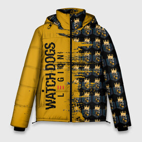 Мужская зимняя куртка 3D с принтом Watch Dogs Legion Skulls в Санкт-Петербурге, верх — 100% полиэстер; подкладка — 100% полиэстер; утеплитель — 100% полиэстер | длина ниже бедра, свободный силуэт Оверсайз. Есть воротник-стойка, отстегивающийся капюшон и ветрозащитная планка. 

Боковые карманы с листочкой на кнопках и внутренний карман на молнии. | 