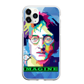 Чехол для iPhone 11 Pro матовый с принтом Джон Леннон Imagine в Санкт-Петербурге, Силикон |  | beatles | imagine | john | lennon | the beatles | битлз | битлы | группа | джон | купить | леннон | леннона | очки | рок н ролл | с группы | хиппи