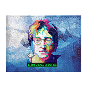 Обложка для студенческого билета с принтом Джон Леннон Imagine в Санкт-Петербурге, натуральная кожа | Размер: 11*8 см; Печать на всей внешней стороне | beatles | imagine | john | lennon | the beatles | битлз | битлы | группа | джон | купить | леннон | леннона | очки | рок н ролл | с группы | хиппи