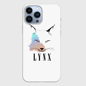 Чехол для iPhone 13 Pro Max с принтом Рысь в Санкт-Петербурге,  |  | lynx | зверь | котик | кошечка | кошка | рысь | усатый | ушки на макушке | хищник