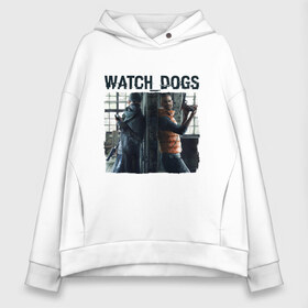 Женское худи Oversize хлопок с принтом Watch dogs (Z) в Санкт-Петербурге, френч-терри — 70% хлопок, 30% полиэстер. Мягкий теплый начес внутри —100% хлопок | боковые карманы, эластичные манжеты и нижняя кромка, капюшон на магнитной кнопке | black viceroys | ubisoft montreal | watch dogs | watchdogs | watch_dogs | взлом | делфорд уэйд | дефолт | джей би | джей би маркович | дэмиен брэнкс | клара лилл | куинн | лаки | лис | мститель | пирс | рэймонд кинни | сторожевые п