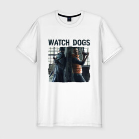 Мужская футболка хлопок Slim с принтом Watch dogs (Z) в Санкт-Петербурге, 92% хлопок, 8% лайкра | приталенный силуэт, круглый вырез ворота, длина до линии бедра, короткий рукав | black viceroys | ubisoft montreal | watch dogs | watchdogs | watch_dogs | взлом | делфорд уэйд | дефолт | джей би | джей би маркович | дэмиен брэнкс | клара лилл | куинн | лаки | лис | мститель | пирс | рэймонд кинни | сторожевые п