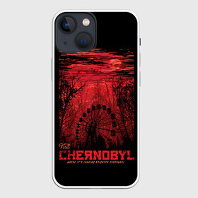 Чехол для iPhone 13 mini с принтом Чернобыль в Санкт-Петербурге,  |  | chernobyl | chernobyl nuclear power plant | exclusion zone | pripyat | radiation | stalker | зона отчуждения | припять | радиация | сталкер | чаэс | чернобыль