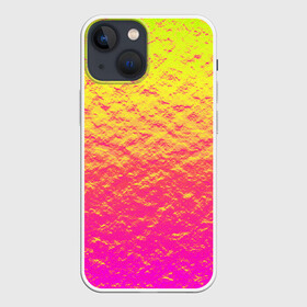Чехол для iPhone 13 mini с принтом Яркий закат в Санкт-Петербурге,  |  | abstraction | casual | gradient | hot | yellow | абстракция | блестящий | блики | вода | волны | градиент | закат | золотистый | краска | красочный | небеса | неоновый | облака | пастельный | пляж | рассвет | сияние