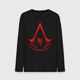 Мужской лонгслив хлопок с принтом Assassins Creed Netflix в Санкт-Петербурге, 100% хлопок |  | ac | games | netflix | ubisoft | vikings | викинги | игры | нетфликс | сериалы | юбисофт