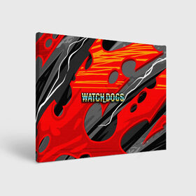 Холст прямоугольный с принтом Watch Dogs Recing в Санкт-Петербурге, 100% ПВХ |  | dogs | legion | logo | text | watch | взлом | игра | легион | лого | символ | текст | хак | хакер | хакеры