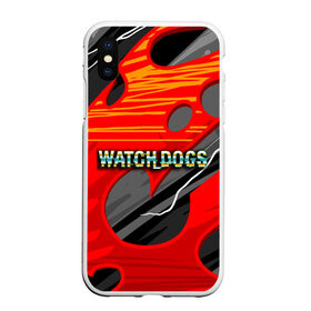 Чехол для iPhone XS Max матовый с принтом Watch Dogs Recing в Санкт-Петербурге, Силикон | Область печати: задняя сторона чехла, без боковых панелей | dogs | legion | logo | text | watch | взлом | игра | легион | лого | символ | текст | хак | хакер | хакеры