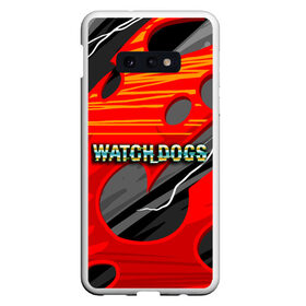 Чехол для Samsung S10E с принтом Watch Dogs Recing в Санкт-Петербурге, Силикон | Область печати: задняя сторона чехла, без боковых панелей | dogs | legion | logo | text | watch | взлом | игра | легион | лого | символ | текст | хак | хакер | хакеры
