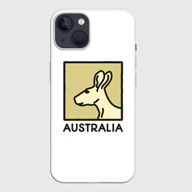 Чехол для iPhone 13 с принтом Australia в Санкт-Петербурге,  |  | australia | австралия | животные | кенгуру | страны
