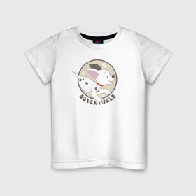 Детская футболка хлопок с принтом Adventurer в Санкт-Петербурге, 100% хлопок | круглый вырез горловины, полуприлегающий силуэт, длина до линии бедер | Тематика изображения на принте: 101 dalmatians | 101 далматинец | disney | vdkimel | дисней