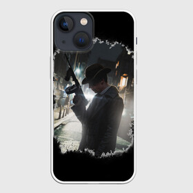 Чехол для iPhone 13 mini с принтом MAFIA в Санкт-Петербурге,  |  | гангстер | игра мафия | мафия | мафия 2 | ретро гангстер | человек в строгом костюме | человек с оружием