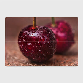 Магнитный плакат 3Х2 с принтом Вишня в Санкт-Петербурге, Полимерный материал с магнитным слоем | 6 деталей размером 9*9 см | cherries | вишенка | вишенки | вишни | вишня | еда | черешни | черешня | ягода | ягодка | ягодки | ягоды