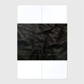 Магнитный плакат 2Х3 с принтом Черная кожа в Санкт-Петербурге, Полимерный материал с магнитным слоем | 6 деталей размером 9*9 см | Тематика изображения на принте: кожа | кожанка | косуха | рельеф | складки | текстура | черный