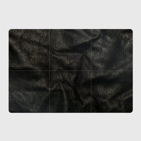 Магнитный плакат 3Х2 с принтом Черная кожа в Санкт-Петербурге, Полимерный материал с магнитным слоем | 6 деталей размером 9*9 см | кожа | кожанка | косуха | рельеф | складки | текстура | черный