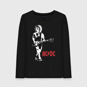 Женский лонгслив хлопок с принтом AC DC в Санкт-Петербурге, 100% хлопок |  | ac dc | australian | hard rock | music | rock | rock band | rocknroll | sydney | австралийская | музыка | рок | рок группа | рок н ролл | сидней | хард рок