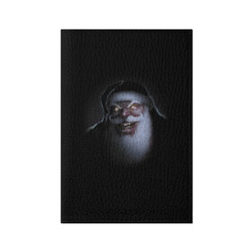 Обложка для паспорта матовая кожа с принтом Very bad Santa в Санкт-Петербурге, натуральная матовая кожа | размер 19,3 х 13,7 см; прозрачные пластиковые крепления | Тематика изображения на принте: beard | jaw | moustache | new year | saliva | santa claus | teeth | борода | дед мороз | зубы | новый год | пасть | санта клаус | слюна | усы