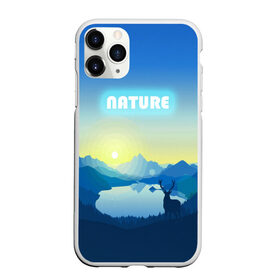 Чехол для iPhone 11 Pro Max матовый с принтом NATURE в Санкт-Петербурге, Силикон |  | Тематика изображения на принте: горы | закат | лес | ночное небо | озеро в лесу | олень в лесу | природа | солнце