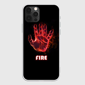 Чехол для iPhone 12 Pro Max с принтом FIRE в Санкт-Петербурге, Силикон |  | amoled | огонь | пальцы | рука в огне | рука человека