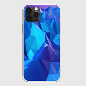 Чехол для iPhone 12 Pro Max с принтом NEON CRYSTALLS в Санкт-Петербурге, Силикон |  | Тематика изображения на принте: алмазы | блеск | кристаллы | монотонный цвет | неоновый принт | переливание цветов | синий цвет