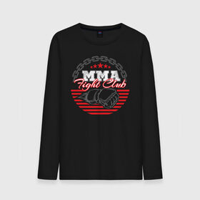 Мужской лонгслив хлопок с принтом MMA в Санкт-Петербурге, 100% хлопок |  | arts | fights | martial | mixed | mma | no rules | sports | wrestling | без правил | боевые | бои | борьба | единоборства | искусства | смешанные | спорт