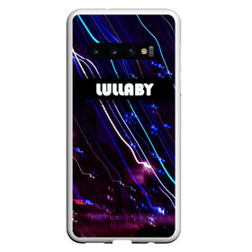 Чехол для Samsung Galaxy S10 с принтом LULLABY в Санкт-Петербурге, Силикон | Область печати: задняя сторона чехла, без боковых панелей | Тематика изображения на принте: glitch | неоновые полоски | неоновый дождь | трендовый дизайн | фейерверк